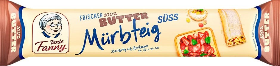 Tante Fanny Süßer Butter-Mürbteig 280 G
