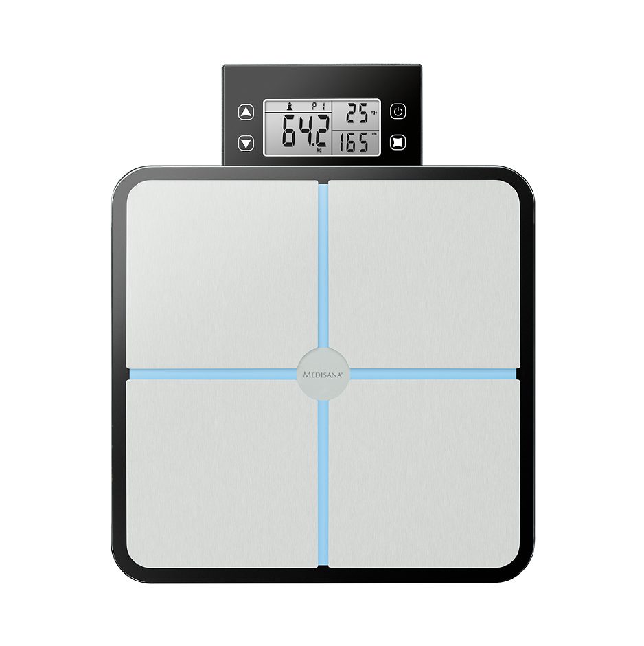 Medisana Körperanalysewaage mit abnehmbarem LCD-Display