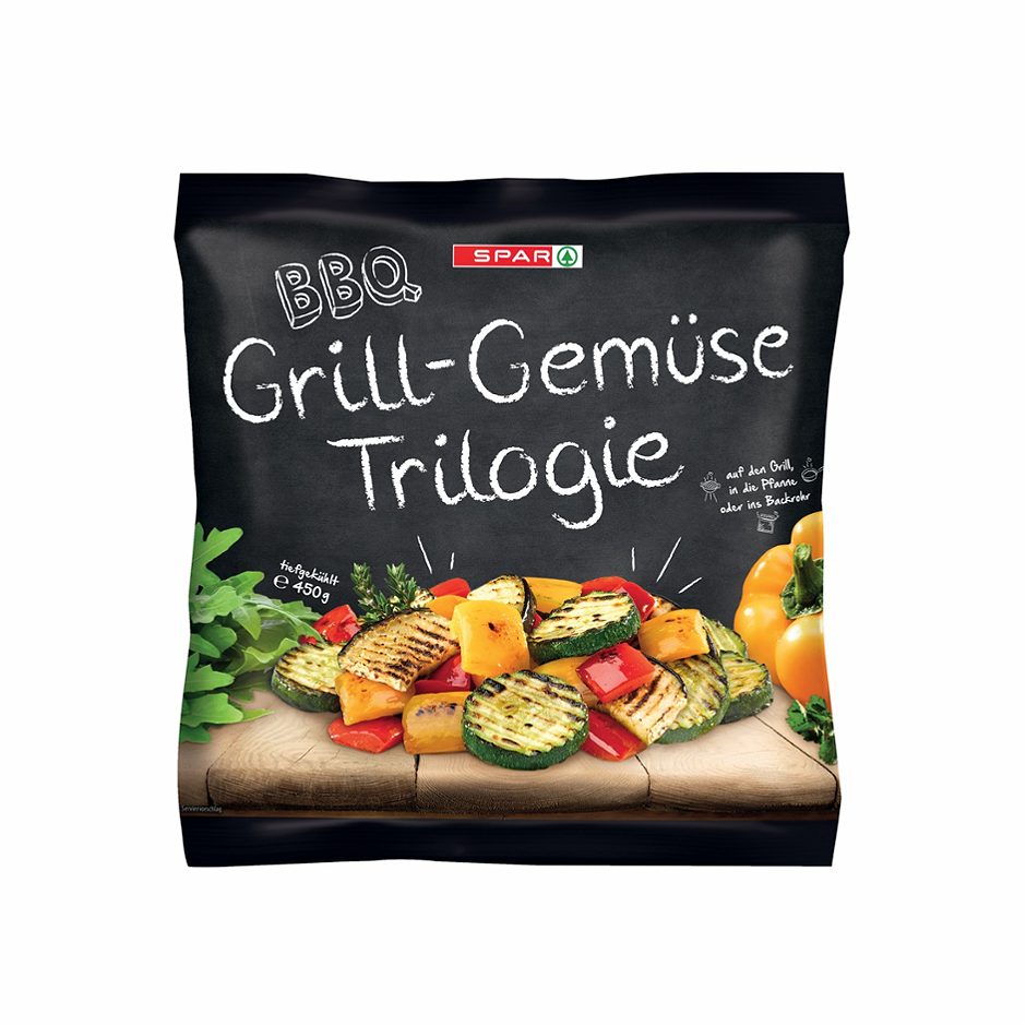 SPAR BBQ Grill-Gemüse-Trilogie 450 G