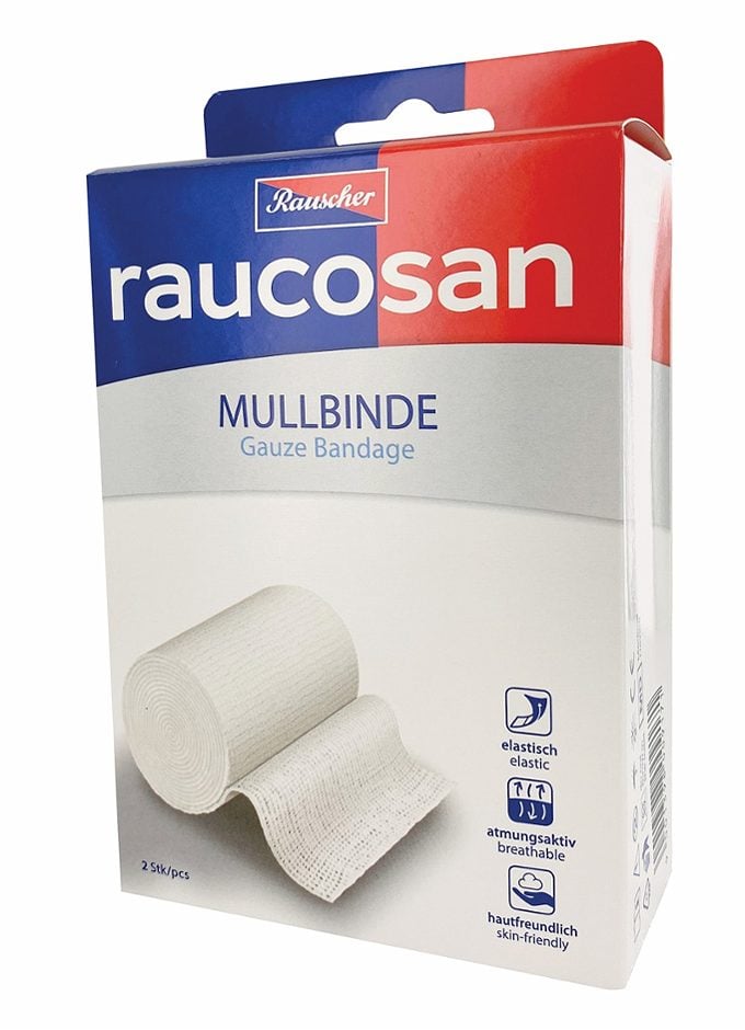Raucosan Mullbinde Ganze Bandage 2 Stück
