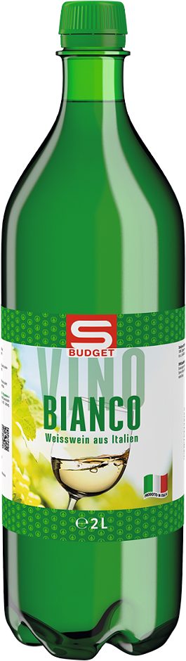S-BUDGET Weißwein aus Italien 2 L EINWEG mit Pfand
