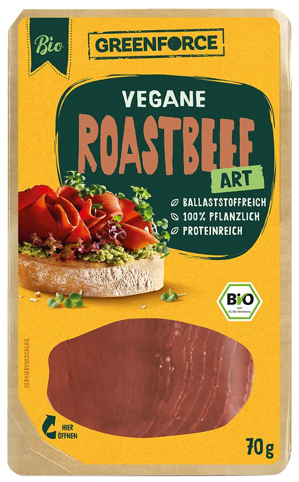Greenforce Vegane Roastbeef Art 70 G