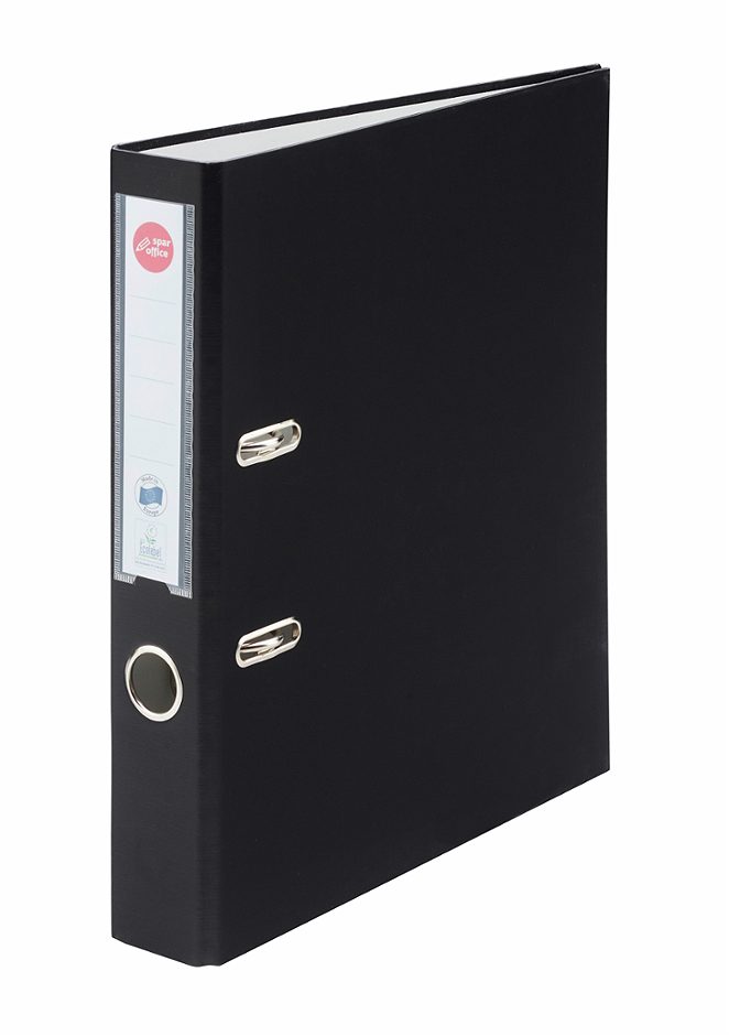 SPAR office Ordner A4, schwarz 5cm