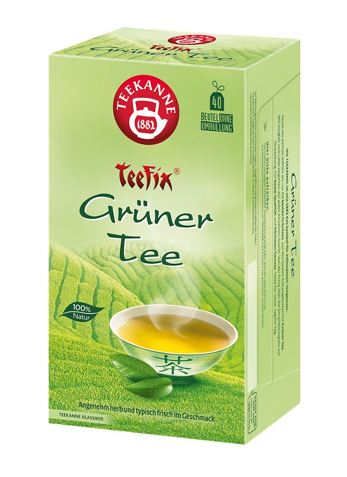 Teekanne TeeFix Grüner Tee 40 Teebeutel