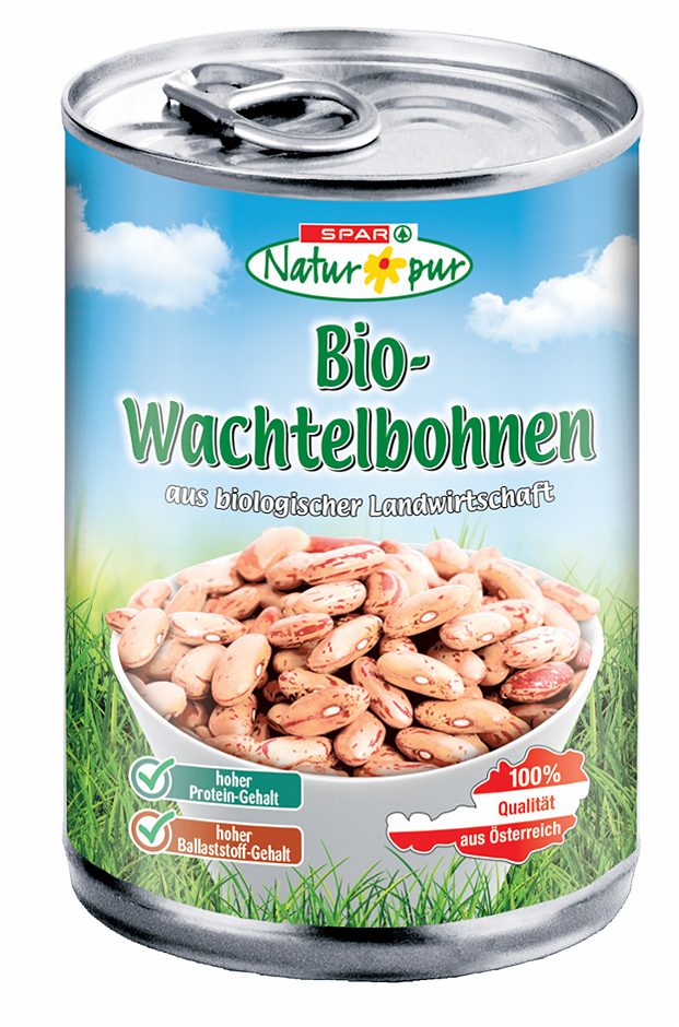 SPAR Natur*pur Bio-Wachtelbohnen 400 G
