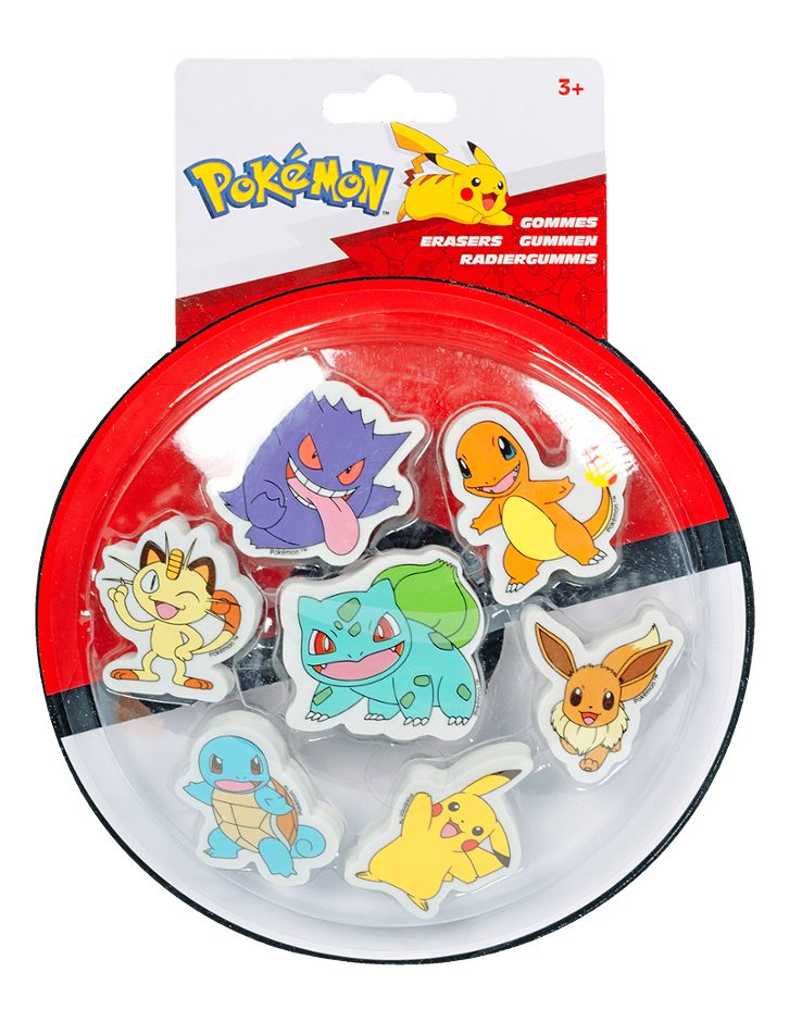 Pokémon Radiergummiset 7 Stk.