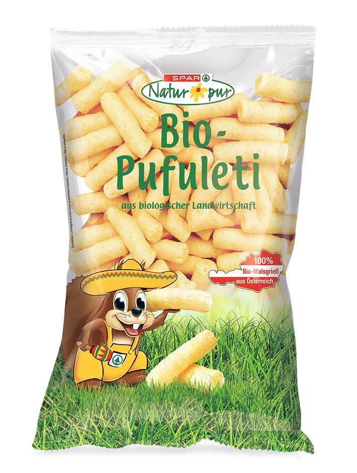 SPAR Natur*pur Bio-Pufuleti 80 G