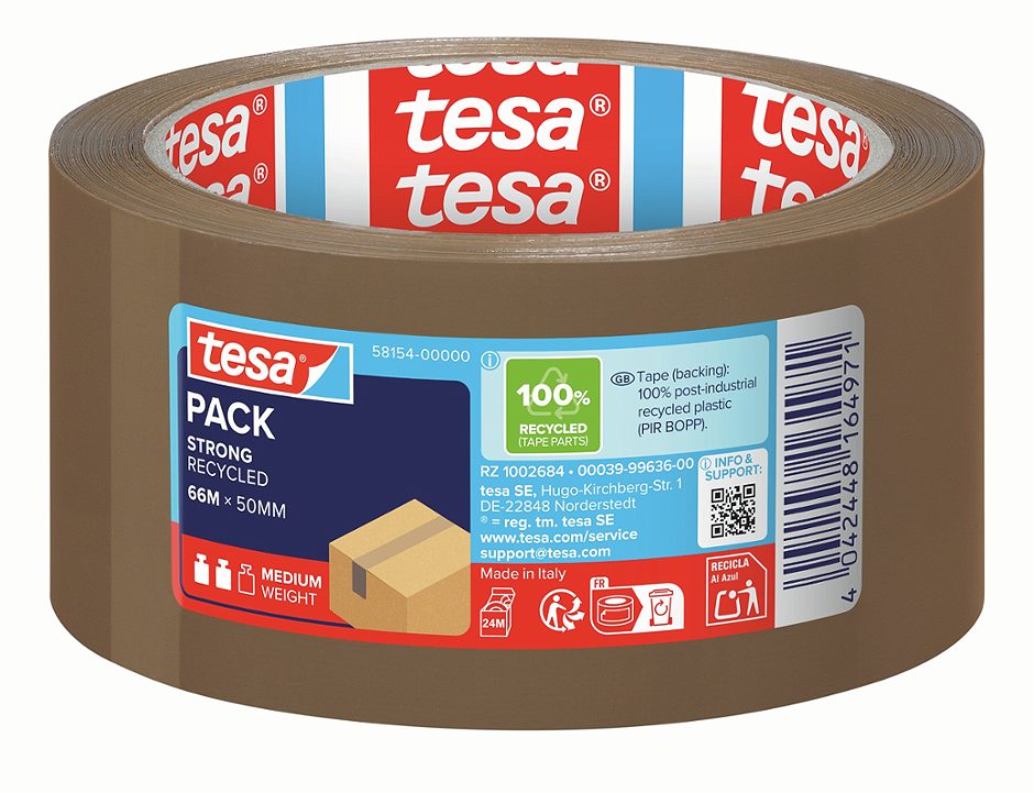 Tesa Packband Braun 66m x 50mm