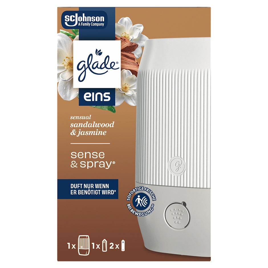 Glade eins sense & spray® Starter-Set sensual sandalwood & jasmine