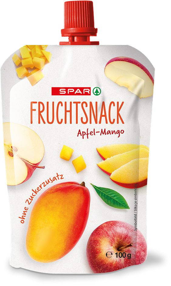 SPAR Frucht Snack Apfel-Mango 100 G
