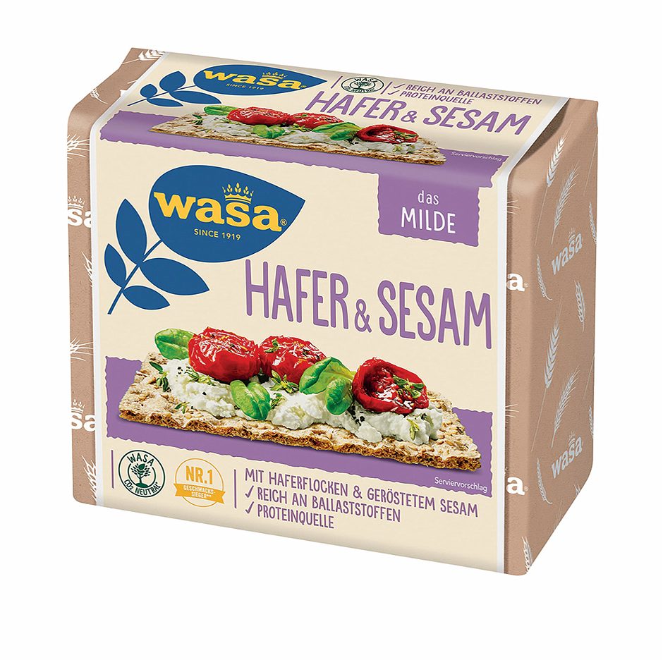 Wasa Knäckebrot Hafer & Sesam 230 G