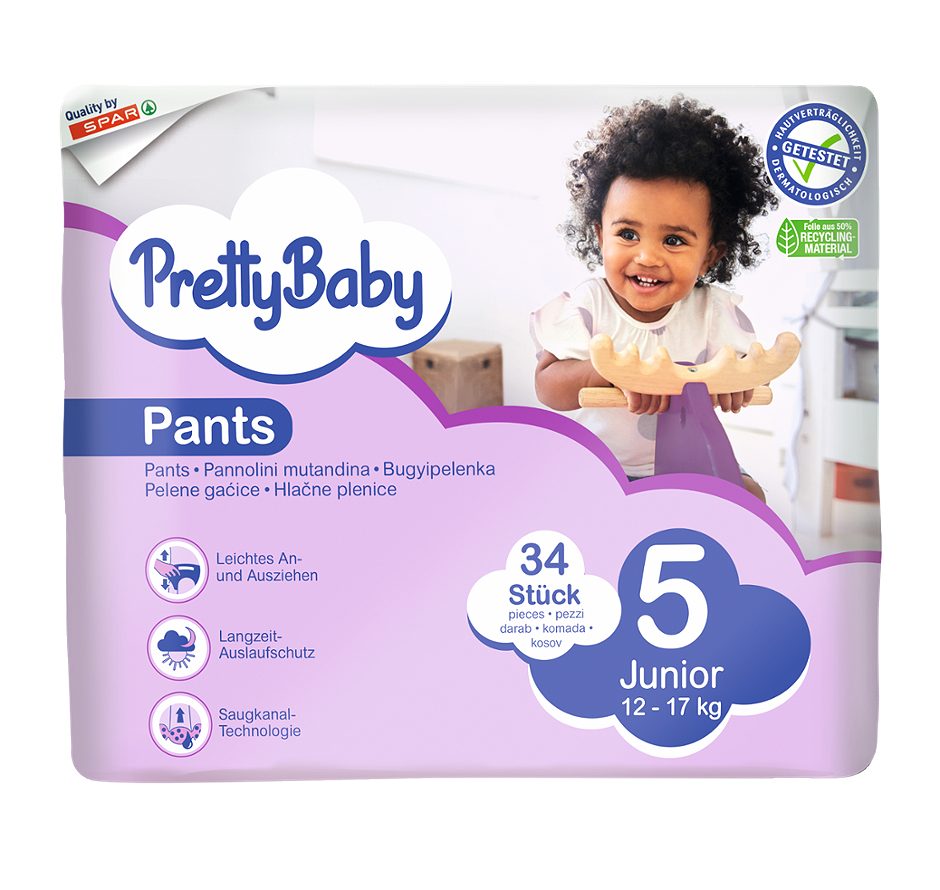 Pretty Baby Pants Junior Gr. 5 (12-17 kg) 34 Stück