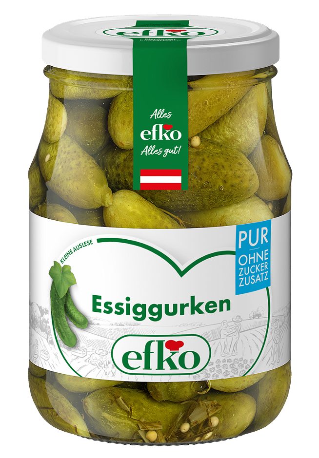 Efko Essiggurken pur 330 G