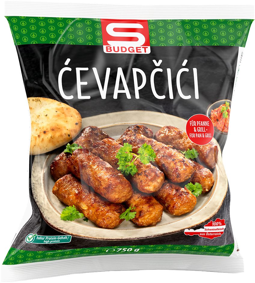 S-BUDGET Cevapcici 750 G