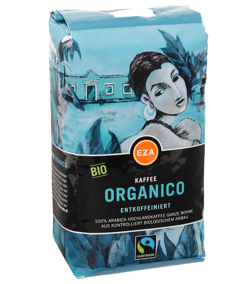 EZA Bio Kaffee Organico entkoffeiniert 500 G