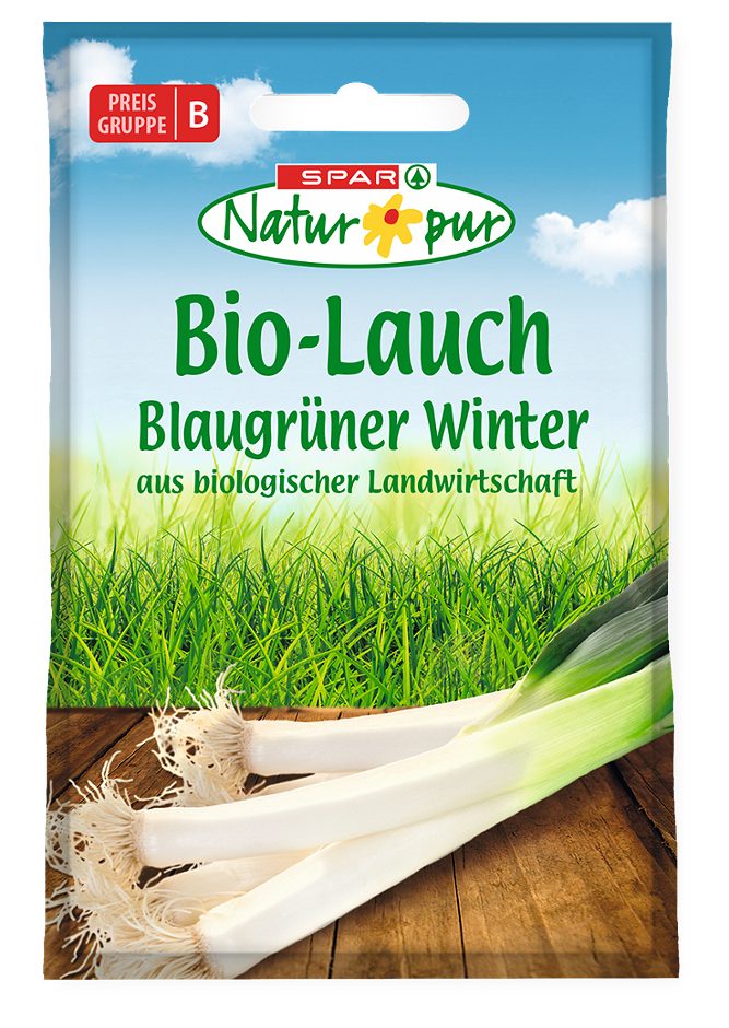 SPAR Natur*pur Saatgut Bio-Lauch – Blaugrüner Winter