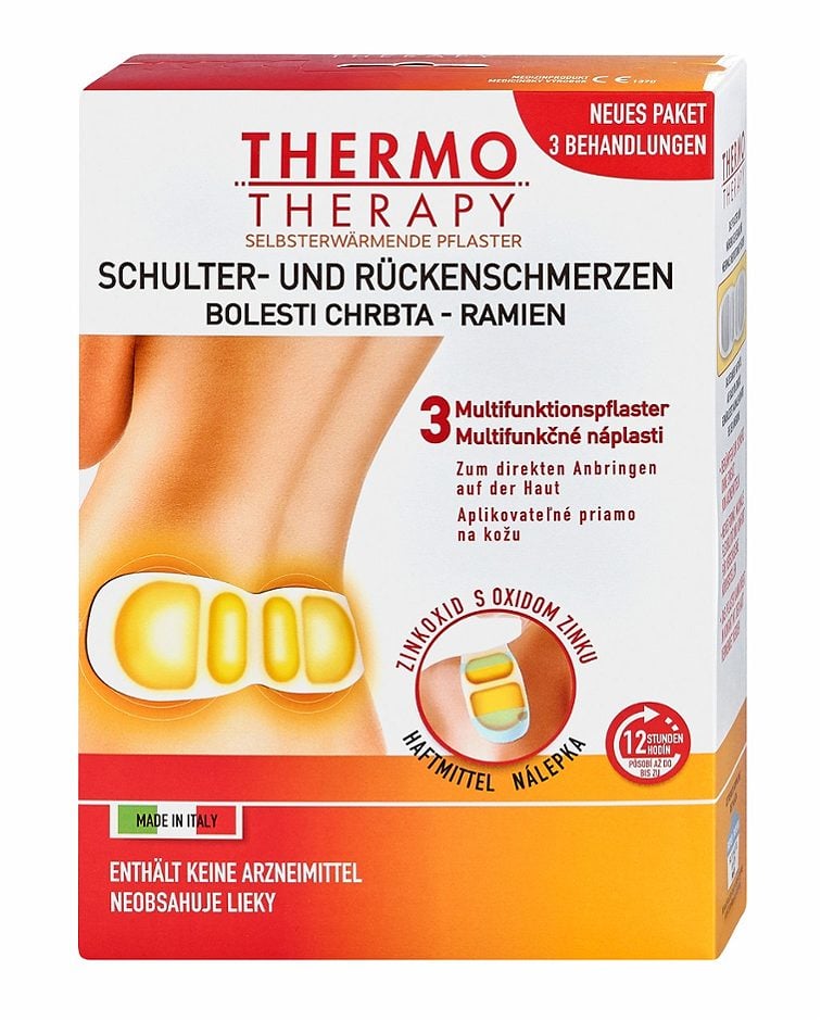 Thermo Therapy Selbsterwärmende Pflaster Schulter- und Rückenschmerzen 3 Stück