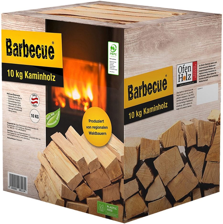 Barbecue Kaminholz Buche/Esche 10kg