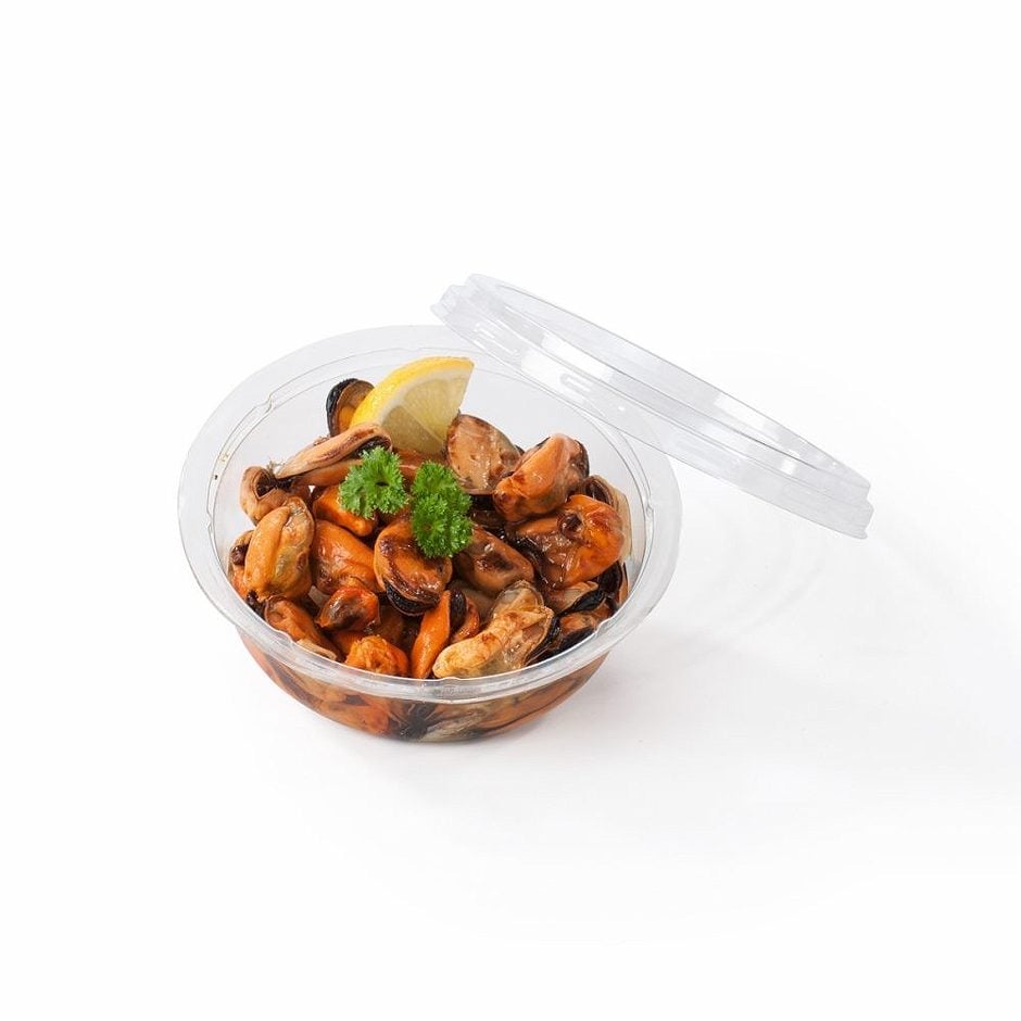 Feinkost Leitinger gegrilllte Miesmuscheln mariniert 100 G
