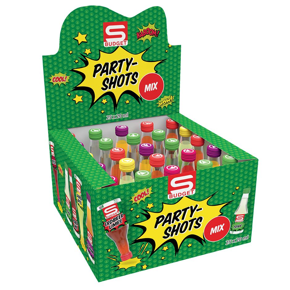 S-BUDGET Party-Shots Mix 0,5 L