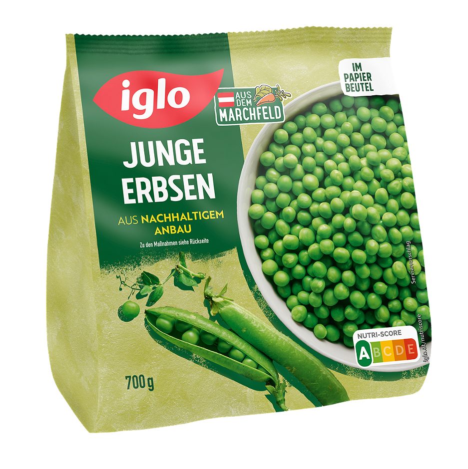 Iglo Erntefrisch Junge Erbsen 700 G