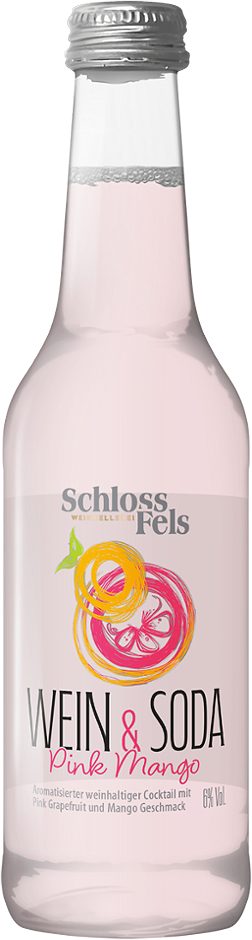 Schloss Fels Wein & Soda Pink Mango 330 ML