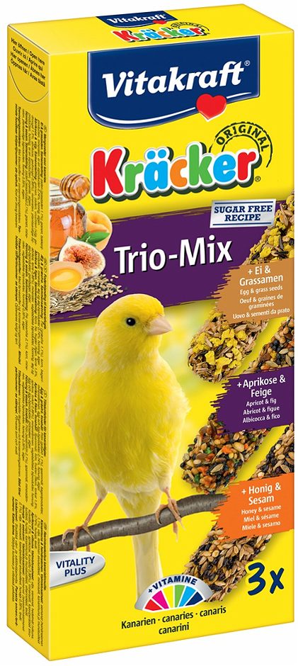 Vitakraft Kräcker für Kanarien Trio-Mix 3 Stück 80 G