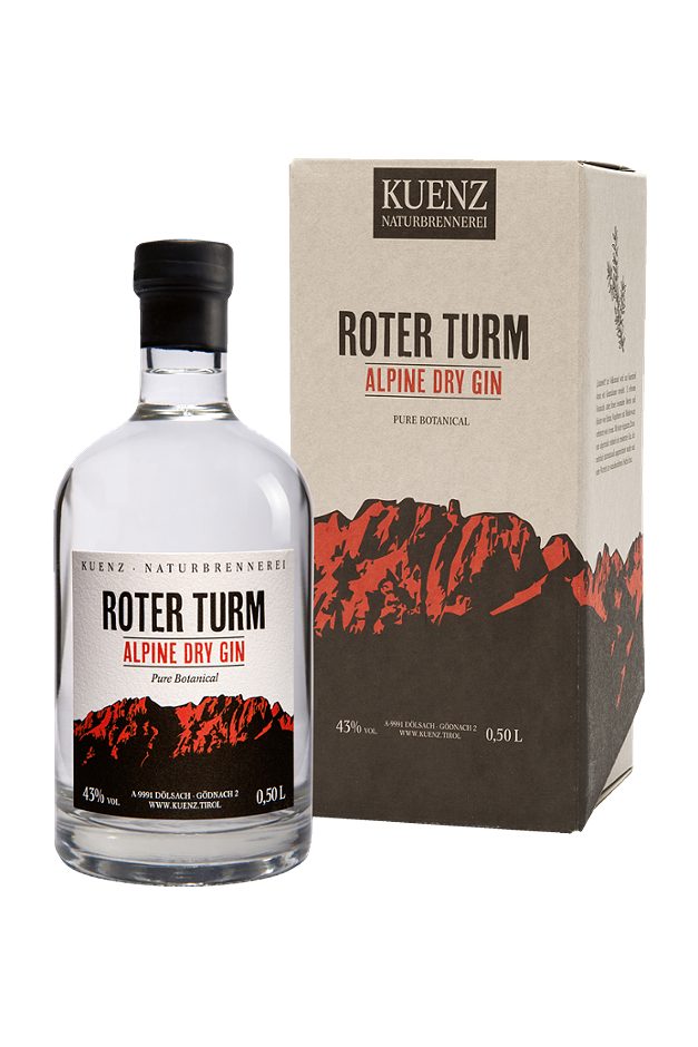 Kuenz Roter Turm Alpine Dry Gin 0,5 L