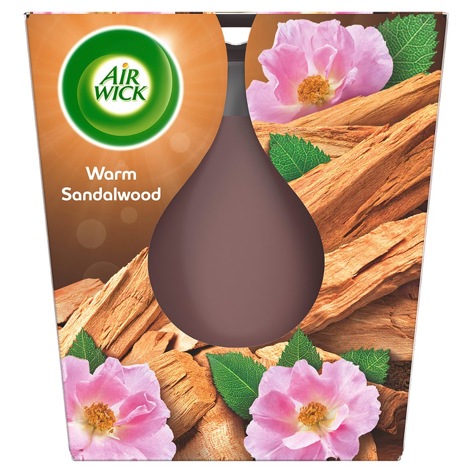 Air Wick Duftkerze Warm Sandalwood 105g