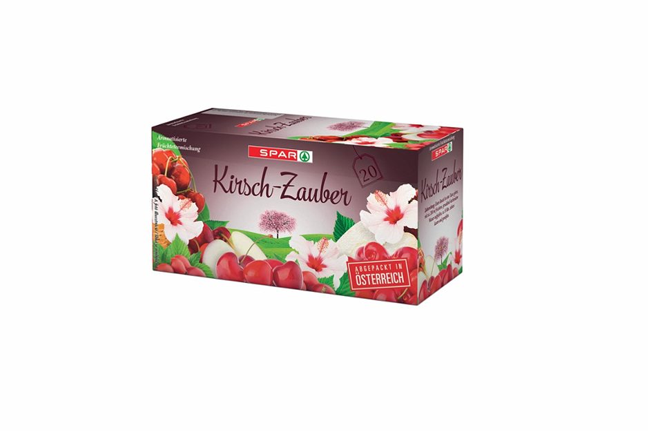SPAR Kirsch-Zauber Früchtetee 20 Teebeutel