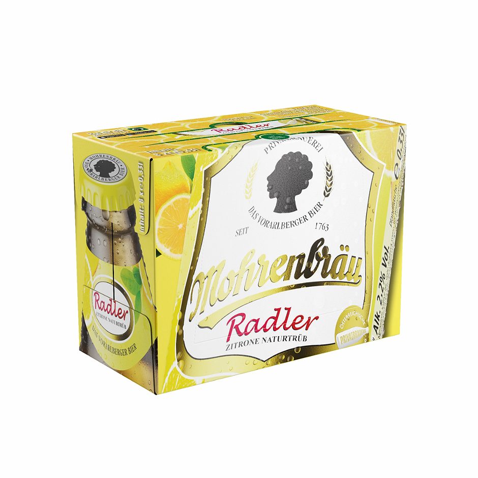 Mohrenbräu Radler Zitrone NT 8x0,33l 2.640 ML MEHRWEG