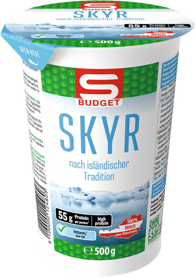 S-BUDGET Skyr 500 G EINWEG ohne Pfand
