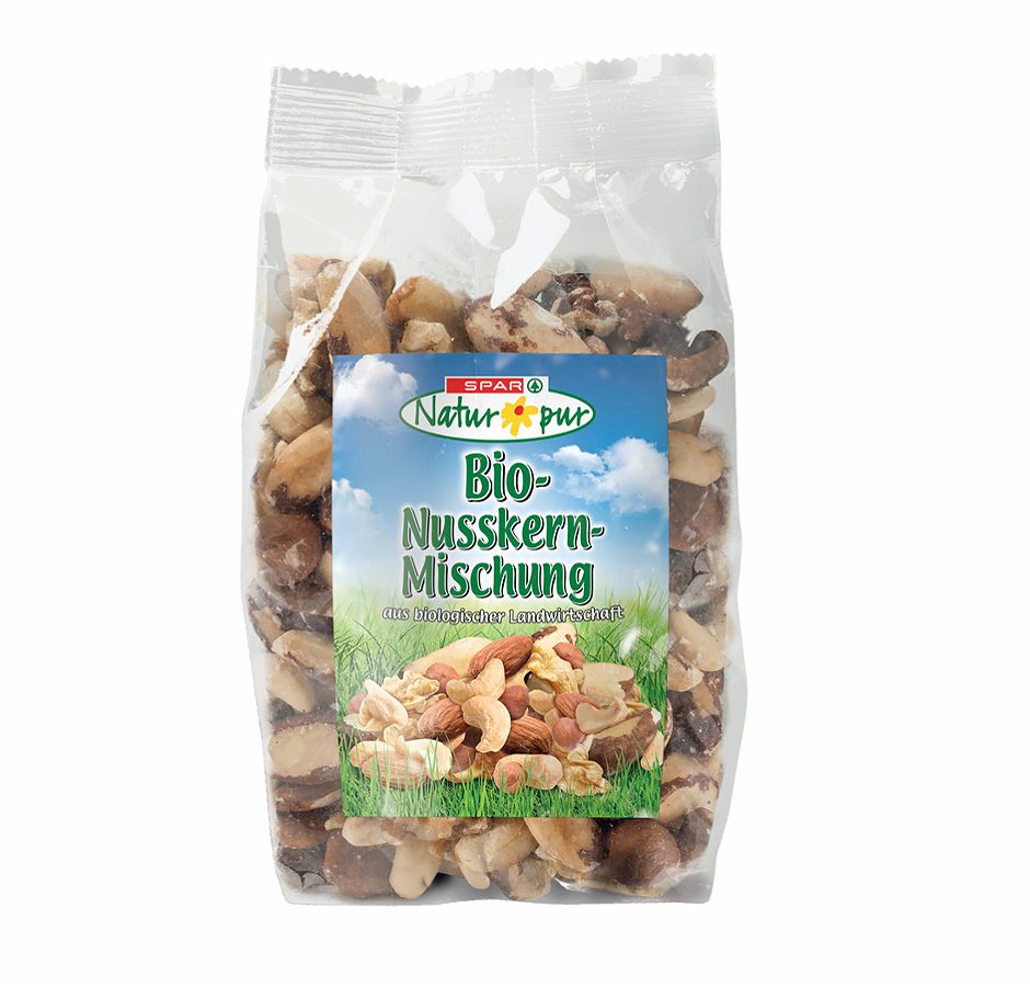 SPAR Natur*pur Bio-Nusskern-Mischung 400 G