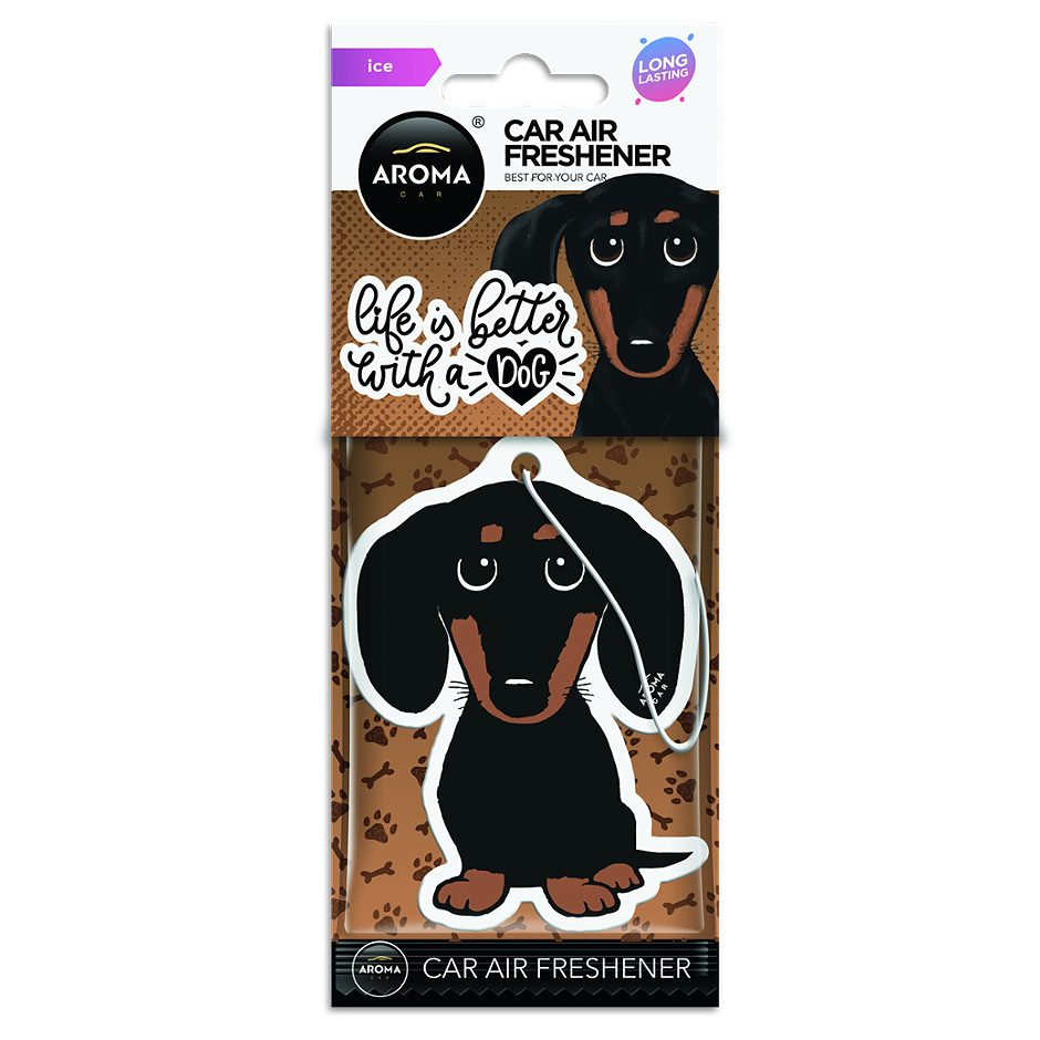 Aroma Car Autoduft Cellulose Sausage Dog 1 Stück