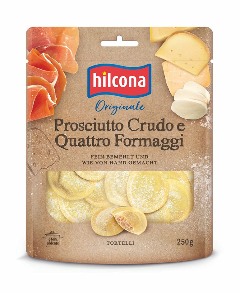 Hilcona Tortelloni Prosciutto Crudo + Formaggi 250 G