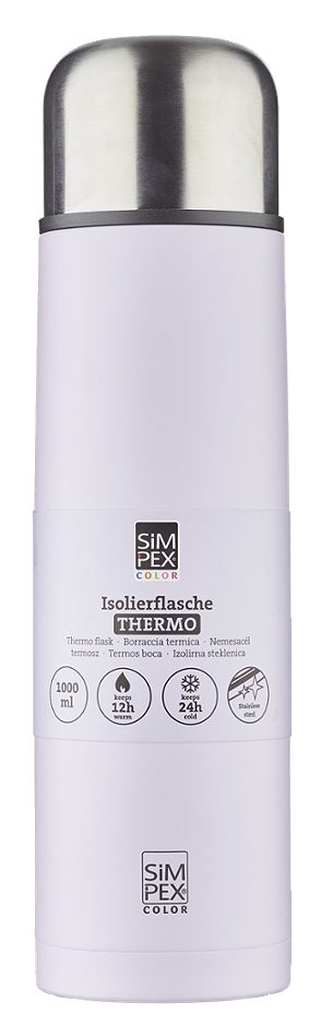 SIMPEX COLOR Isolierflasche 1L Lila