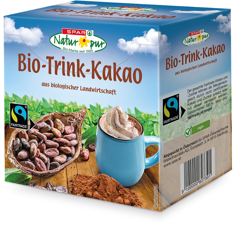 SPAR Natur*pur Bio-Trink-Kakao 350 G