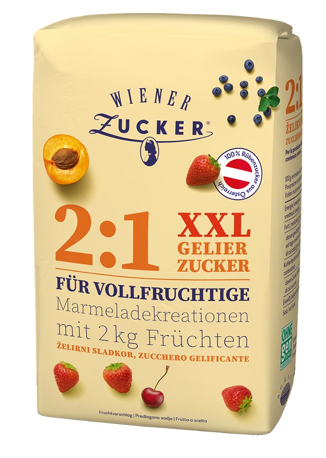 Wiener Zucker Gelierzucker 2:1 XXL 1 KG