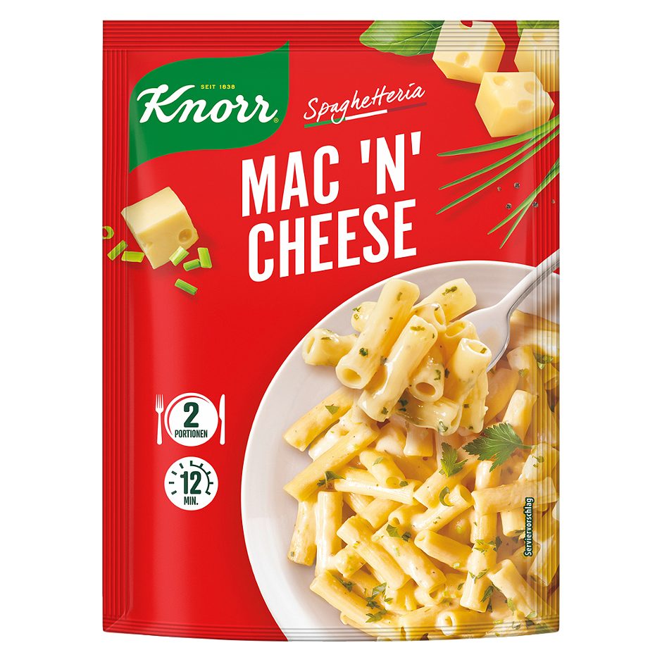 Knorr Spaghetteria Maccaroni in Käsesauce 2 Portionen 166 G