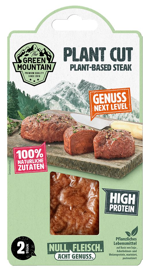Green Mountain Plant Cut Steak plant based Steak 180 G