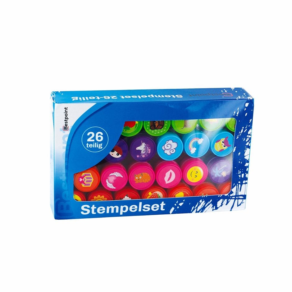 Stempelset 26 teilig