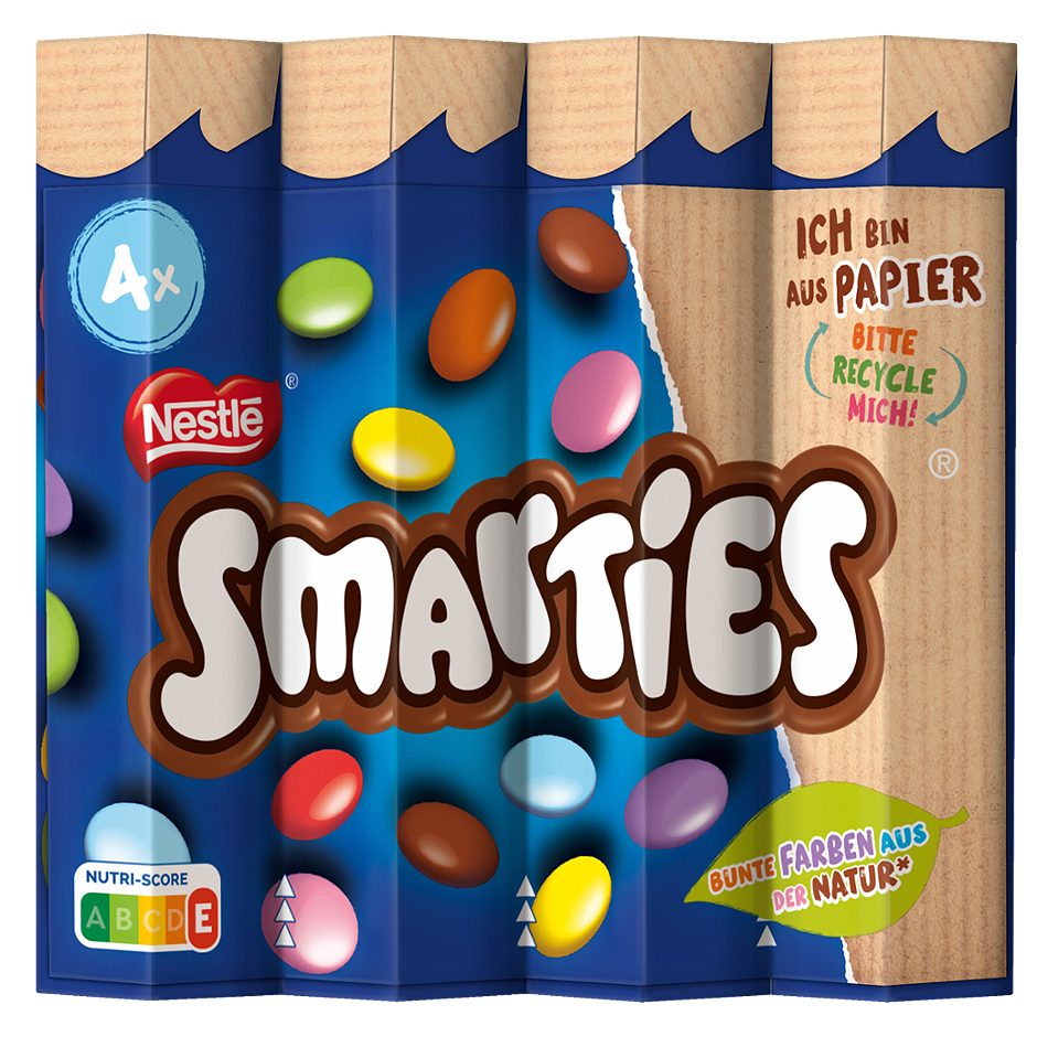 Nestlé Smarties Rolle 4er 136 G