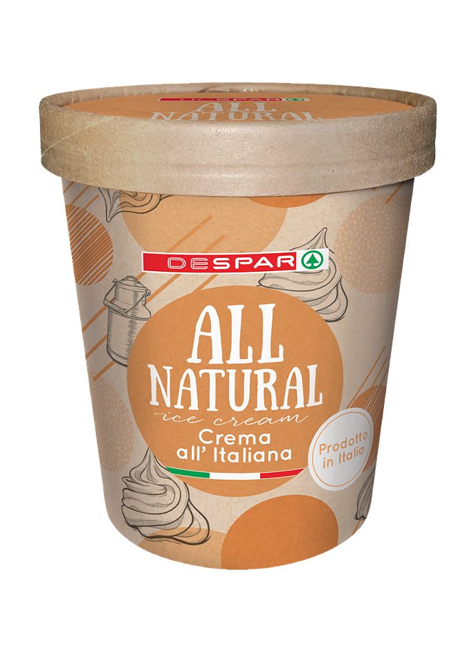 DESPAR All natural ice cream Crema all' Italiana 473 ML