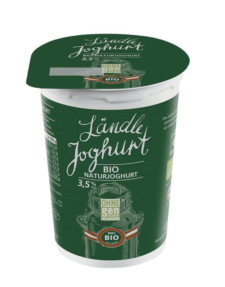 Vorarlberg Milch Ländle Bio Naturjoghurt 3,5% Fett 500 G