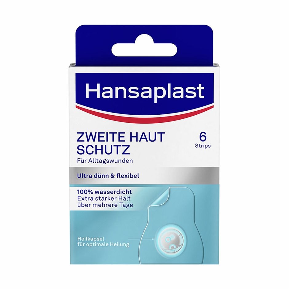 Hansaplast Pflaster Zweite Haut Schutz 6 Stück