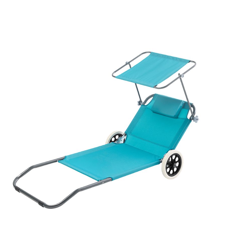SIMPEX Strandliege mit Rollen