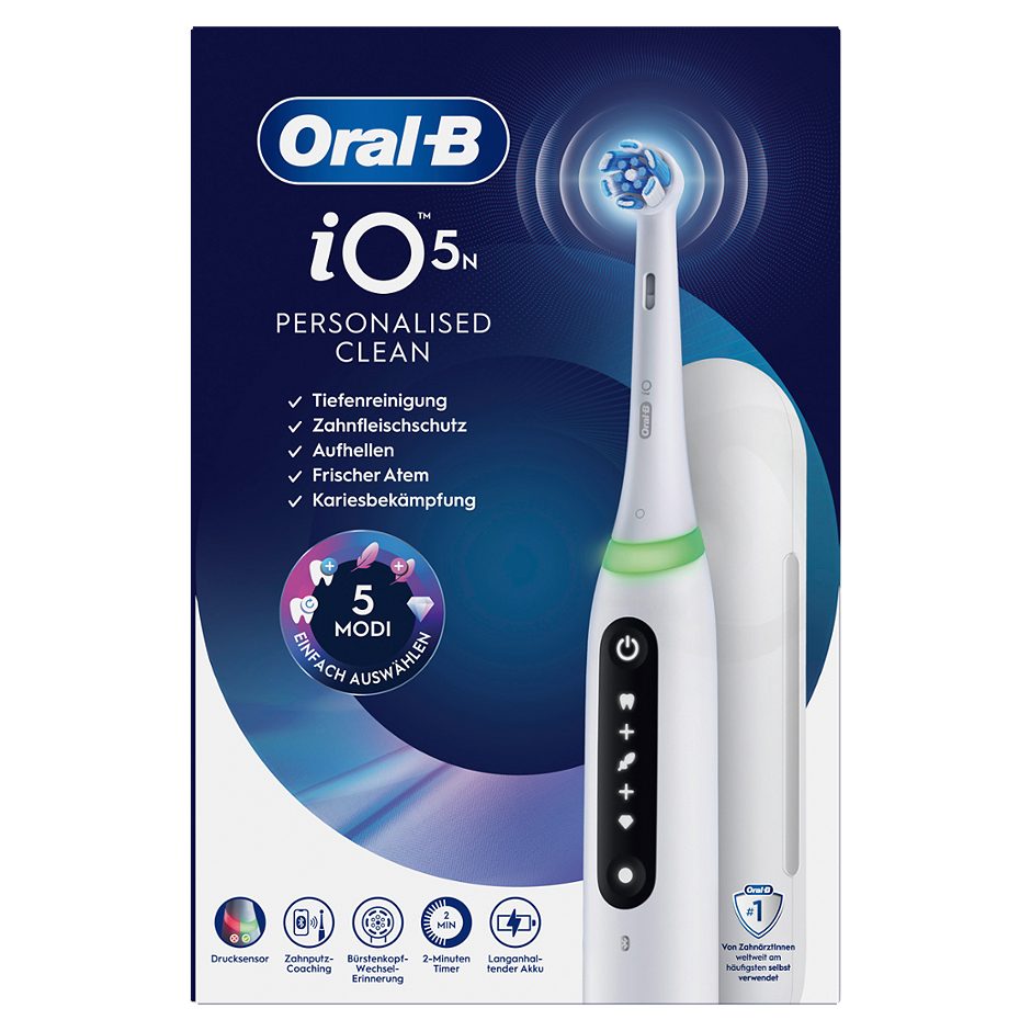 Oral-B iO Series 5 Quite White Elektrische Zahnbürste