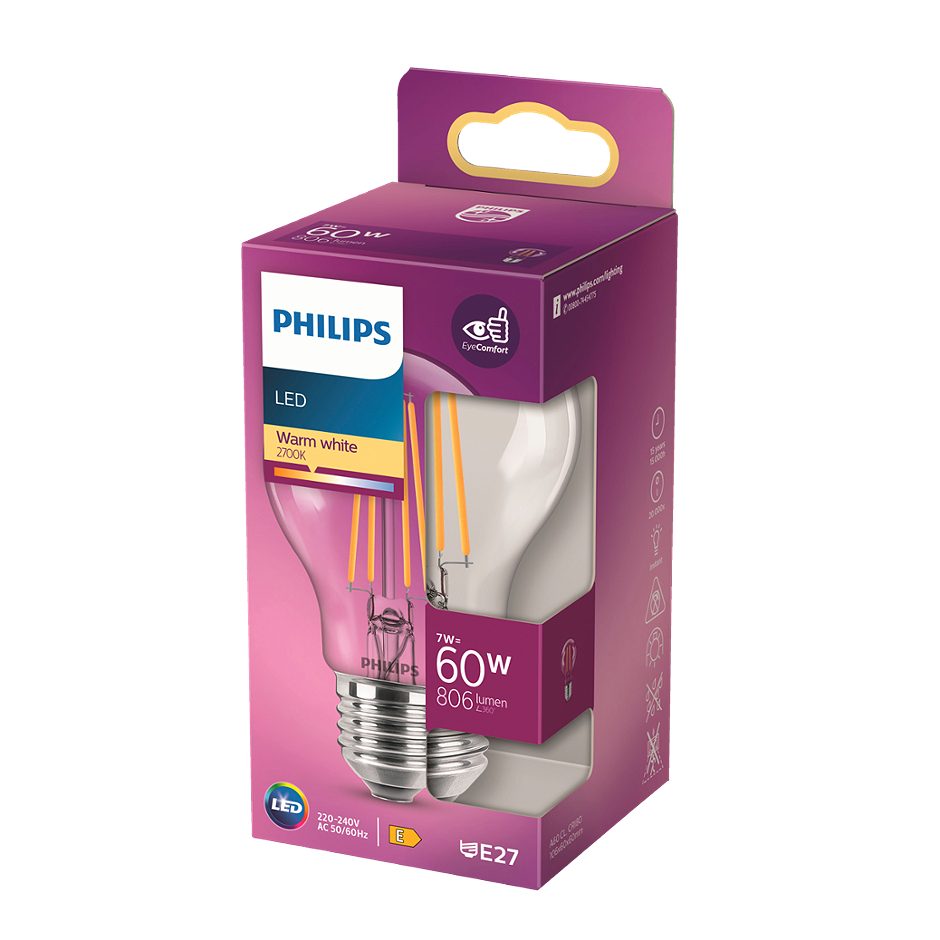 Philips Classic Birne E27 60W