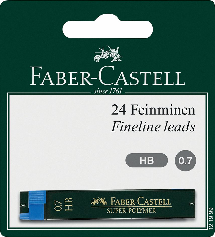 Faber Castell Feinminen Super Polymer HB 0,7mm 24 Minen