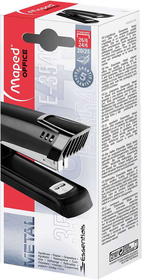 Maped Maped Hefter ESSENTIALS METAL Half Strip
